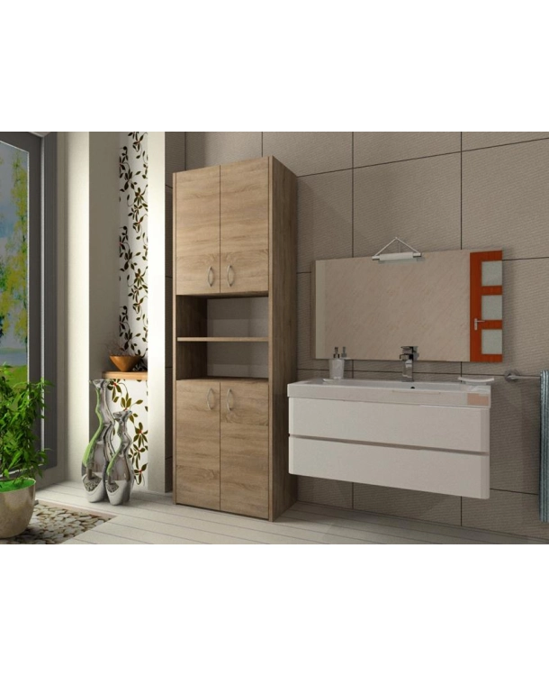 Słupek łazienkowy Adaś 4D sonoma 56 cm